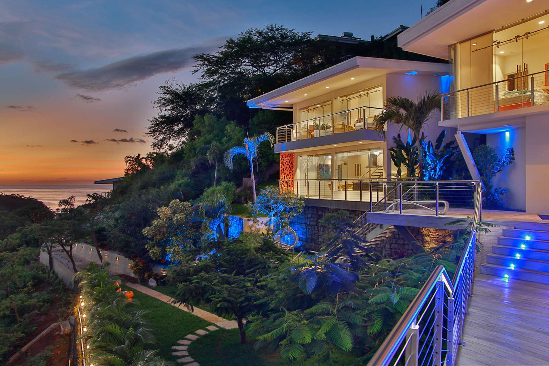 Ocean View Contemporary Mansion at Ocotal Beach