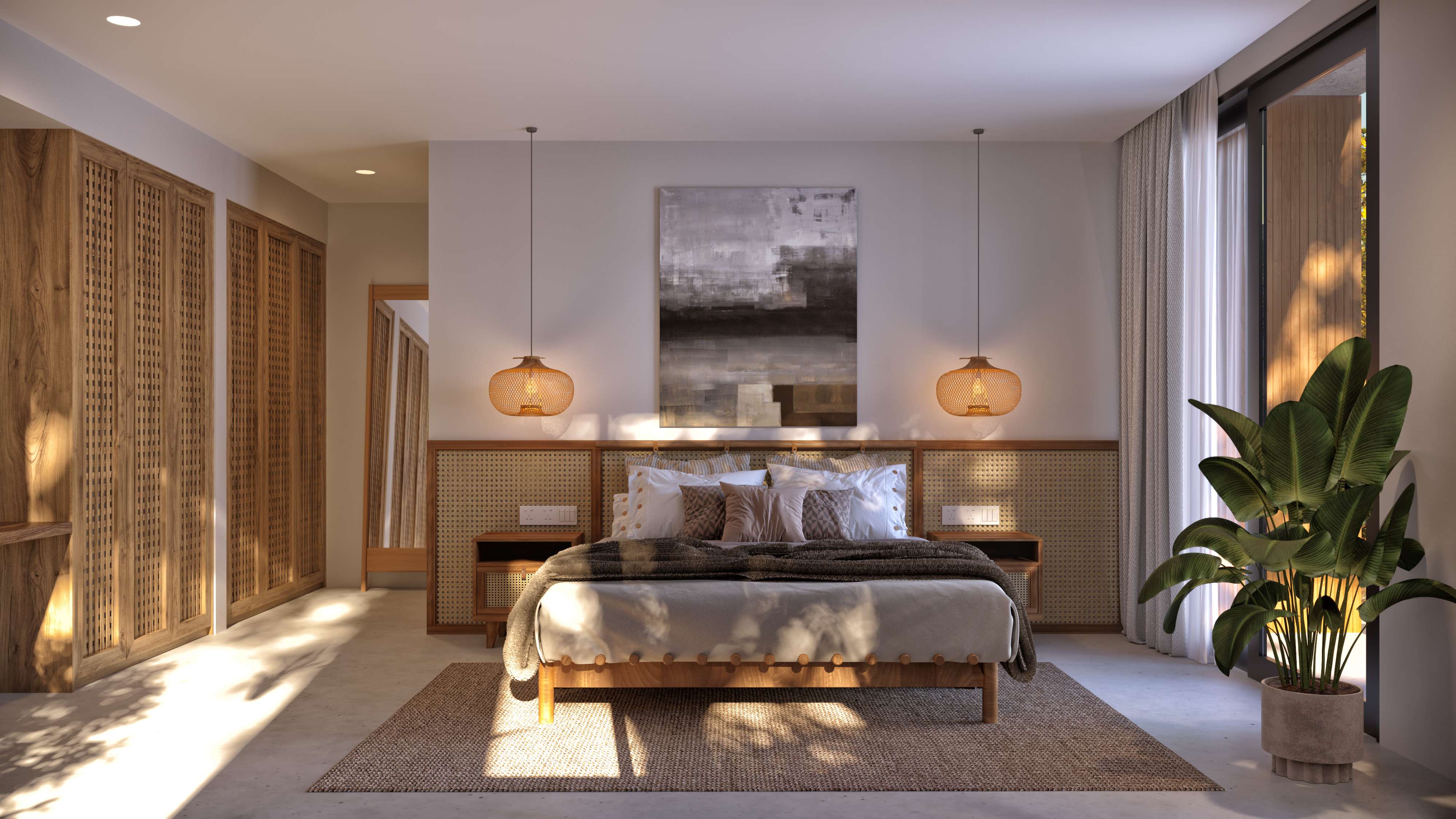 Home tucked in the secondary forest in an amenity filled project