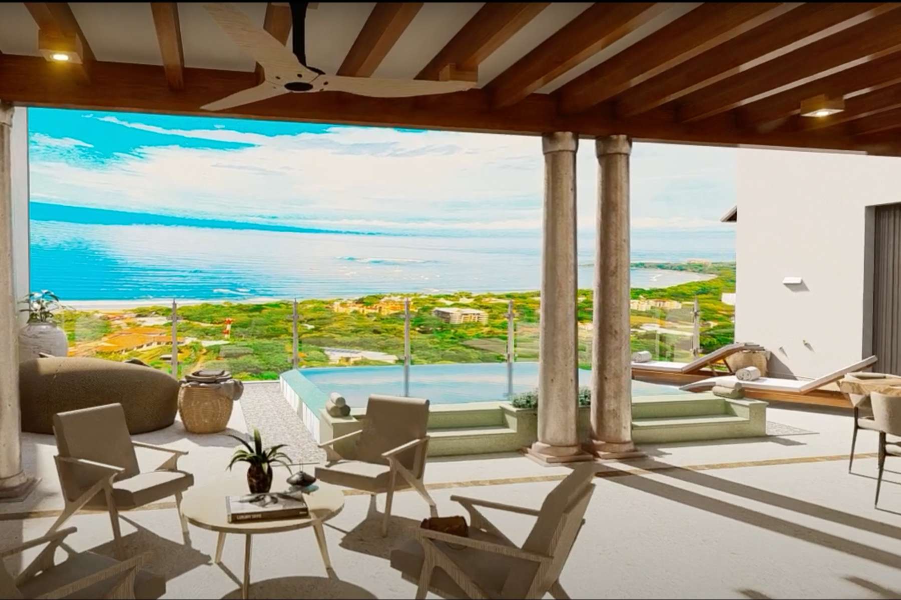 Ocean View Penthouse In Tamarindo C56